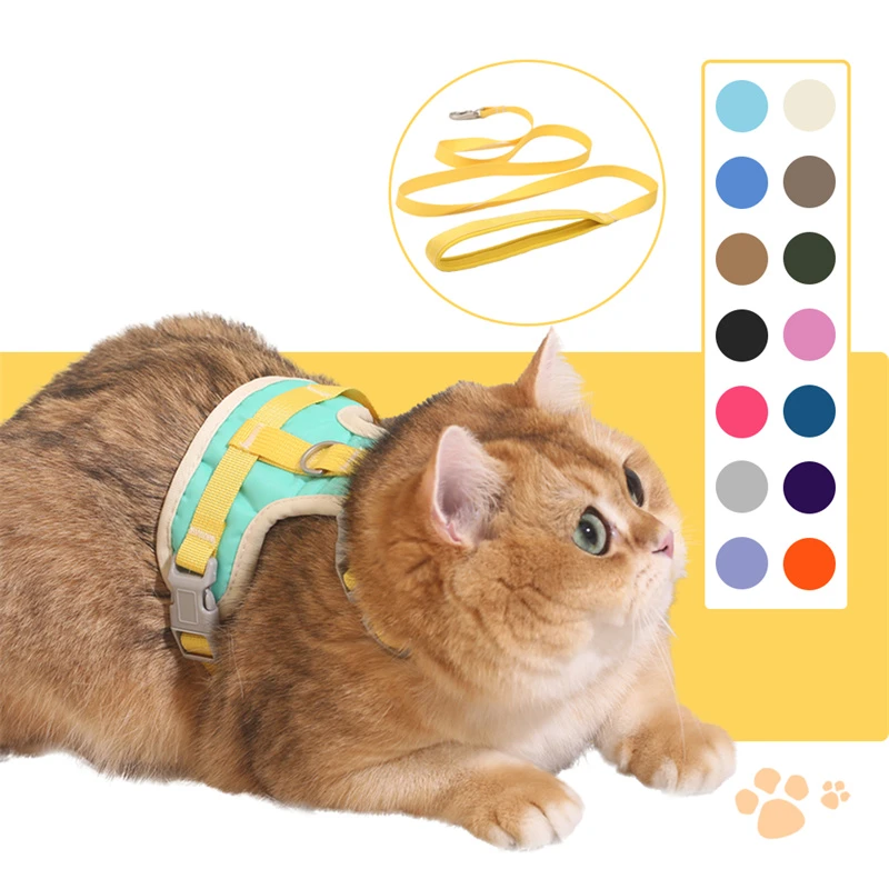 Cat Harness And Leash(color Contrast)