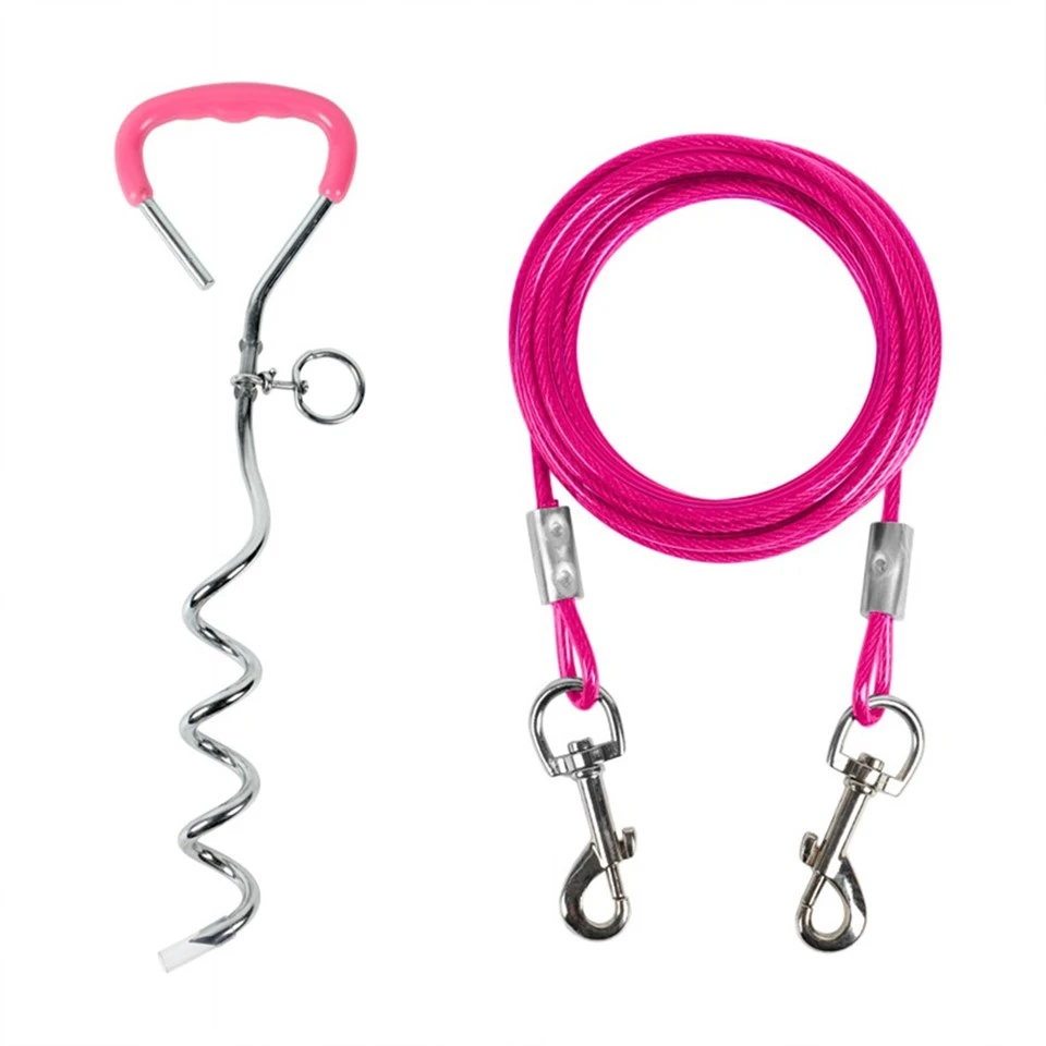 Dog Tie Out Cable And Stake high quality